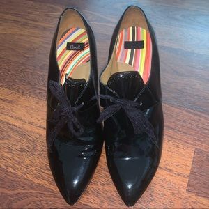 Paul Smith patent heels with lace laces size 40